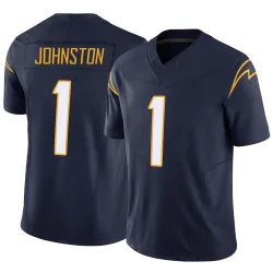 Men's Quentin Johnston Los Angeles Chargers No.1 Limited Vapor F.U.S.E. Jersey - Navy