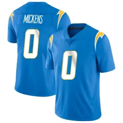 Men's R.J. Mickens Los Angeles Chargers No.0 Limited Powder Vapor Untouchable Alternate Jersey - Blue