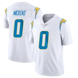 Men's R.J. Mickens Los Angeles Chargers No.0 Limited Vapor Untouchable Jersey - White
