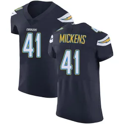 Men's R.J. Mickens Los Angeles Chargers No.41 Elite Team Color Vapor Untouchable Jersey - Navy Blue