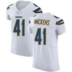 Men's R.J. Mickens Los Angeles Chargers No.41 Elite Vapor Untouchable Jersey - White