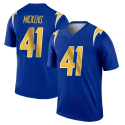 Men's R.J. Mickens Los Angeles Chargers No.41 Legend 2nd Alternate Jersey - Royal