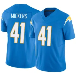 Men's R.J. Mickens Los Angeles Chargers No.41 Limited Powder Vapor F.U.S.E. Jersey - Blue