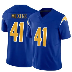 Men's R.J. Mickens Los Angeles Chargers No.41 Limited Vapor F.U.S.E. Jersey - Royal