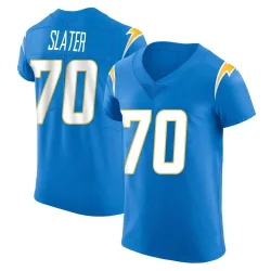Men's Rashawn Slater Los Angeles Chargers No.70 Elite Alternate Vapor Untouchable Jersey - Blue