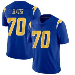 Men's Rashawn Slater Los Angeles Chargers No.70 Limited 2nd Alternate Vapor Jersey - Royal