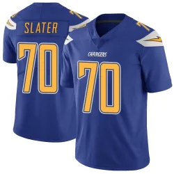 Men's Rashawn Slater Los Angeles Chargers No.70 Limited Color Rush Vapor Untouchable Jersey - Royal
