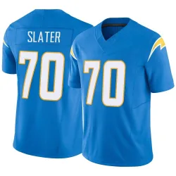 Men's Rashawn Slater Los Angeles Chargers No.70 Limited Powder Vapor F.U.S.E. Jersey - Blue