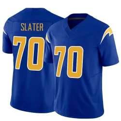 Men's Rashawn Slater Los Angeles Chargers No.70 Limited Vapor F.U.S.E. Jersey - Royal