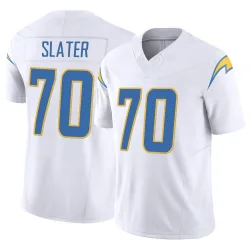 Men's Rashawn Slater Los Angeles Chargers No.70 Limited Vapor F.U.S.E. Jersey - White