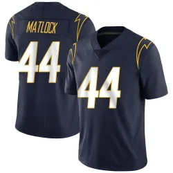 Men's Scott Matlock Los Angeles Chargers No.44 Limited Team Color Vapor Untouchable Jersey - Navy