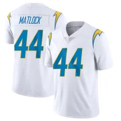 Men's Scott Matlock Los Angeles Chargers No.44 Limited Vapor Untouchable Jersey - White