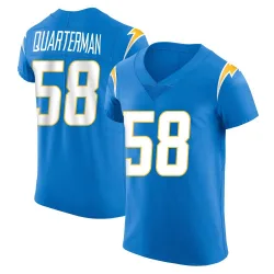 Men's Shaq Quarterman Los Angeles Chargers No.58 Elite Alternate Vapor Untouchable Jersey - Blue