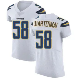 Men's Shaq Quarterman Los Angeles Chargers No.58 Elite Vapor Untouchable Jersey - White