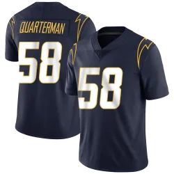 Men's Shaq Quarterman Los Angeles Chargers No.58 Limited Team Color Vapor Untouchable Jersey - Navy
