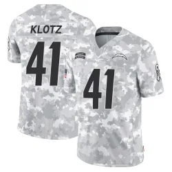 Men's Stevo Klotz Los Angeles Chargers No.41 Limited 2024 Salute to Service Jersey - Arctic Camo