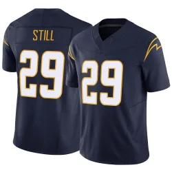 Men's Tarheeb Still Los Angeles Chargers No.29 Limited Vapor F.U.S.E. Jersey - Navy