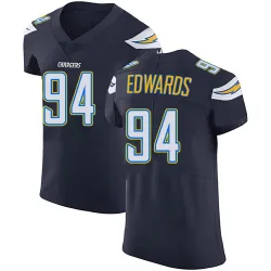 Men's TeRah Edwards Los Angeles Chargers No.94 Elite Team Color Vapor Untouchable Jersey - Navy Blue