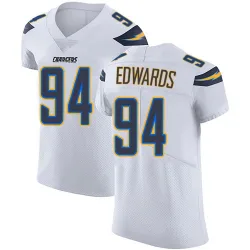 Men's TeRah Edwards Los Angeles Chargers No.94 Elite Vapor Untouchable Jersey - White