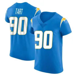 Men's Teair Tart Los Angeles Chargers No.90 Elite Alternate Vapor Untouchable Jersey - Blue