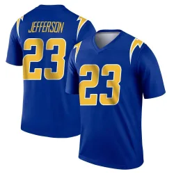 Men's Tony Jefferson Los Angeles Chargers No.23 Legend 2nd Alternate Jersey - Royal
