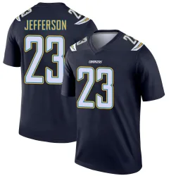 Men's Tony Jefferson Los Angeles Chargers No.23 Legend Jersey - Navy
