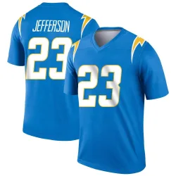 Men's Tony Jefferson Los Angeles Chargers No.23 Legend Powder Jersey - Blue