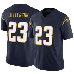 Men's Tony Jefferson Los Angeles Chargers No.23 Limited Vapor F.U.S.E. Jersey - Navy