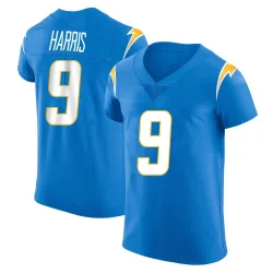 Men's Tre Harris Los Angeles Chargers No.9 Elite Alternate Vapor Untouchable Jersey - Blue