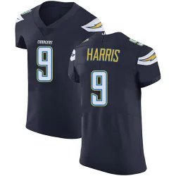 Men's Tre Harris Los Angeles Chargers No.9 Elite Team Color Vapor Untouchable Jersey - Navy Blue