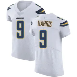 Men's Tre Harris Los Angeles Chargers No.9 Elite Vapor Untouchable Jersey - White