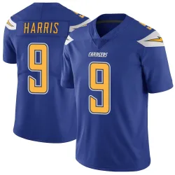Men's Tre Harris Los Angeles Chargers No.9 Limited Color Rush Vapor Untouchable Jersey - Royal