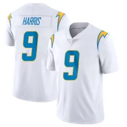 Men's Tre Harris Los Angeles Chargers No.9 Limited Vapor Untouchable Jersey - White