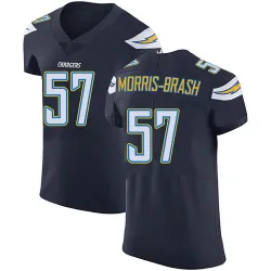 Men's Tre'Mon Morris-Brash Los Angeles Chargers No.57 Elite Team Color Vapor Untouchable Jersey - Navy Blue