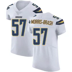 Men's Tre'Mon Morris-Brash Los Angeles Chargers No.57 Elite Vapor Untouchable Jersey - White