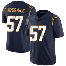 Men's Tre'Mon Morris-Brash Los Angeles Chargers No.57 Limited Team Color Vapor Untouchable Jersey - Navy