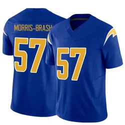 Men's Tre'Mon Morris-Brash Los Angeles Chargers No.57 Limited Vapor F.U.S.E. Jersey - Royal