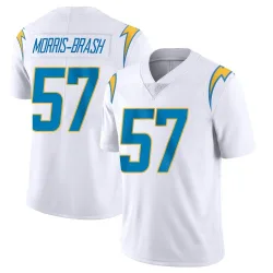Men's Tre'Mon Morris-Brash Los Angeles Chargers No.57 Limited Vapor Untouchable Jersey - White