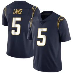 Men's Trey Lance Los Angeles Chargers No.5 Limited Team Color Vapor Untouchable Jersey - Navy