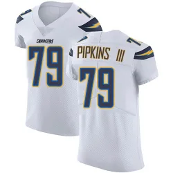 Men's Trey Pipkins III Los Angeles Chargers No.79 Elite Vapor Untouchable Jersey - White