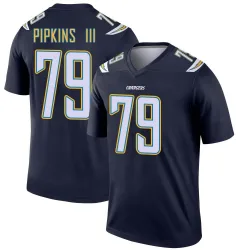 Men's Trey Pipkins III Los Angeles Chargers No.79 Legend Jersey - Navy
