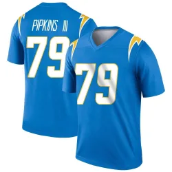 Men's Trey Pipkins III Los Angeles Chargers No.79 Legend Powder Jersey - Blue