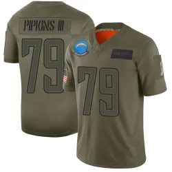 Men's Trey Pipkins III Los Angeles Chargers No.79 Limited 2019 Salute to Service Jersey - Camo