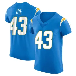 Men's Troy Dye Los Angeles Chargers No.43 Elite Alternate Vapor Untouchable Jersey - Blue