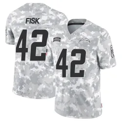 Men's Tucker Fisk Los Angeles Chargers No.42 Limited 2024 Salute to Service Jersey - Arctic Camo