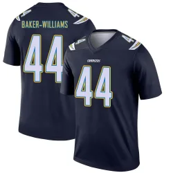 Men's Tyler Baker-Williams Los Angeles Chargers No.44 Legend Jersey - Navy