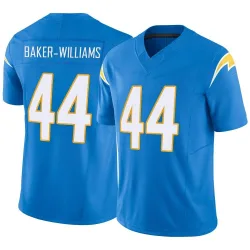 Men's Tyler Baker-Williams Los Angeles Chargers No.44 Limited Powder Vapor F.U.S.E. Jersey - Blue