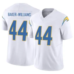 Men's Tyler Baker-Williams Los Angeles Chargers No.44 Limited Vapor F.U.S.E. Jersey - White