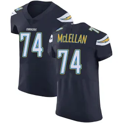 Men's Tyler McLellan Los Angeles Chargers No.74 Elite Team Color Vapor Untouchable Jersey - Navy Blue