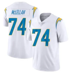 Men's Tyler McLellan Los Angeles Chargers No.74 Limited Vapor Untouchable Jersey - White